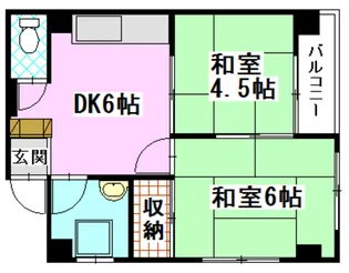 窪田ビル【3階】の間取り