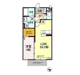 リベルテ6【1階】の間取り