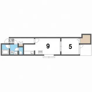 フロルドゥコルザ【2階】の間取り