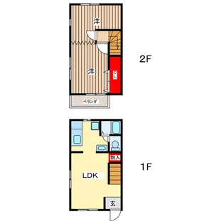 栃木県那須烏山市南1【一戸建】の間取り