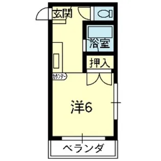 ライズ岡田町【1階】の間取り