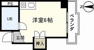 プログレス本川【2階】の間取り