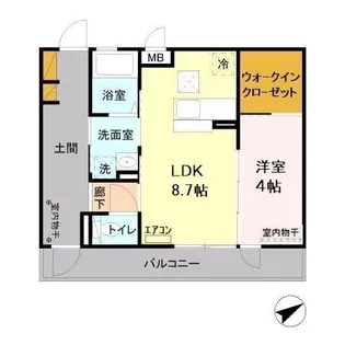 フォアールII【1階】の間取り