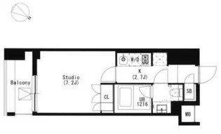品川イースト【8階】の間取り