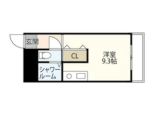 ラフィネ天満【3階】の間取り
