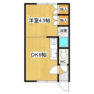 コーポラスマドカ【2階】の間取り