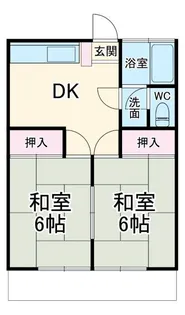 ゴールドハイツ【2階】の間取り