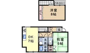 グランシャリオ【1階】の間取り