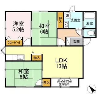 メイユール原別【2階】の間取り