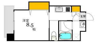 Lutella皆実町【4階】の間取り