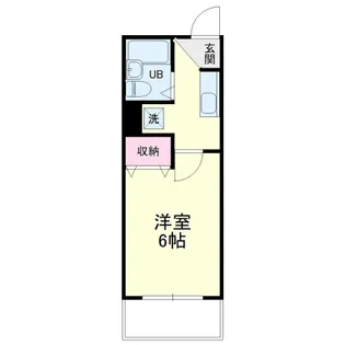 睦町ハイツ【1階】の間取り