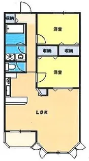 メープルガーデン【2階】の間取り