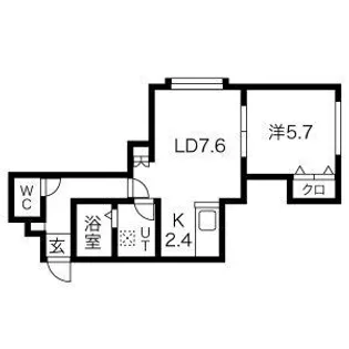 ジュピターV【3階】の間取り