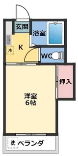 チェリーハイツ【2階】の間取り