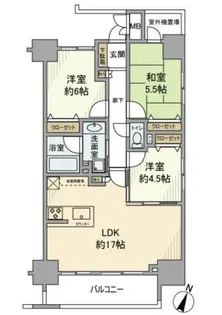 ベレッサ高尾ステーションビュー【3階】の間取り