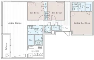 代沢レジデンス【2階】の間取り