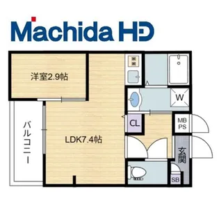 シーエムトワ【3階】の間取り