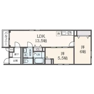 Majestic Life 品川【4階】の間取り