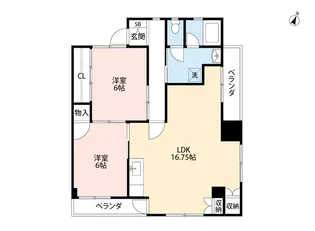 ロフティ・エスアイピ【3階】の間取り