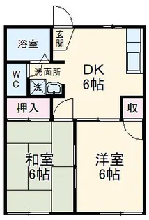 メゾンシーロード【1階】の間取り