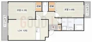 兵庫県丹波篠山市吹上【マンション】の間取り
