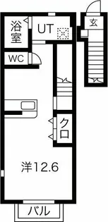 P.court【2階】の間取り