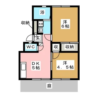 ヒカリハイツ【1階】の間取り