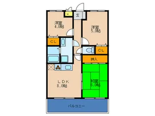 グランピア千船【2階】の間取り