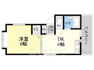 ハイツパイン【2階】の間取り