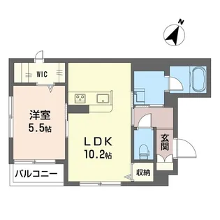 シャーメゾン広野台【2階】の間取り