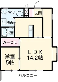 ライフコア【2階】の間取り