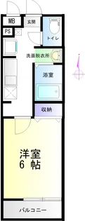 コンフォートヒルズ草加【2階】の間取り