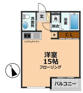 東京都杉並区浜田山1【マンション】の間取り