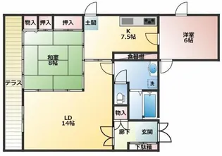 渡辺ビル【1階】の間取り