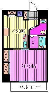 KS・DiO【5階】の間取り