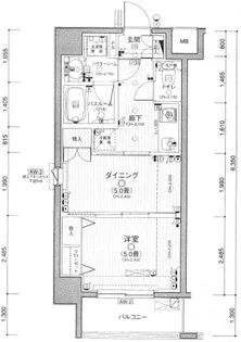 日神デュオステージ新宿外苑東通り【3階】の間取り