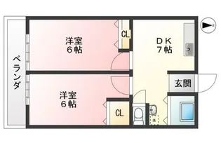 東京都杉並区清水3【マンション】の間取り