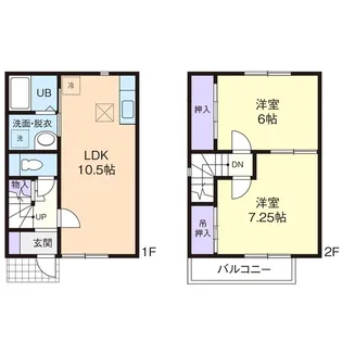 ラポールIWAI IIの間取り