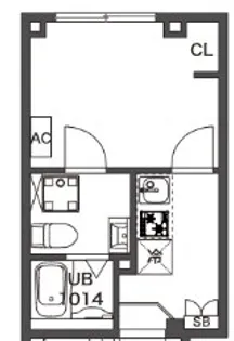 リバース笹塚【4階】の間取り