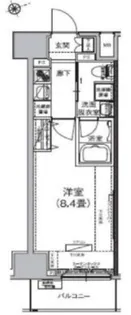 東京都港区海岸3【マンション】の間取り