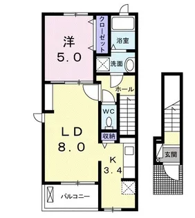 リト・カノン【2階】の間取り