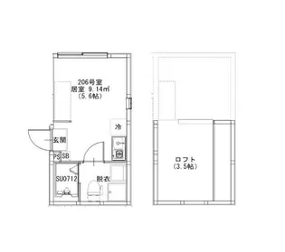 テラス金町【2階】の間取り