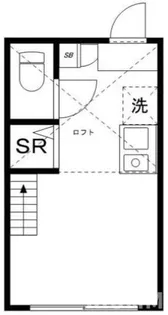 東京都北区滝野川3【アパート】の間取り