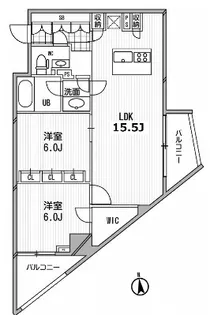 アーデン芝公園【14階】の間取り