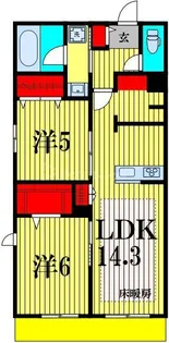 プレミアメゾン【1階】の間取り