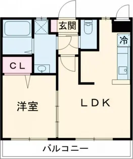 アルファレジデンスイースト【5階】の間取り