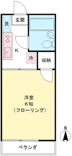 五月女ハイツ【1階】の間取り