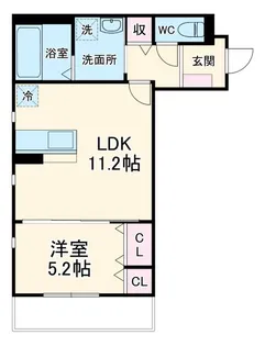 カーサ・ルピナス【2階】の間取り