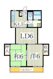 シャンボール天王台【1階】の間取り