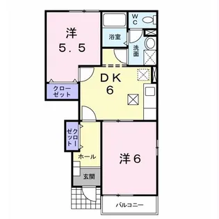 プラームヒルBの間取り